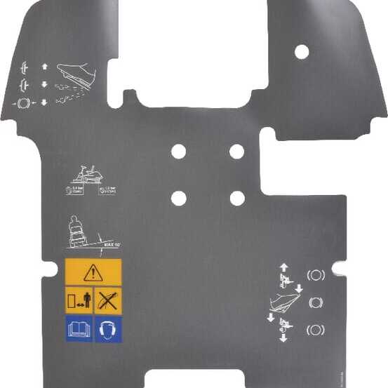 Stiga OE - 1134533903 - Bodenblechmatte HST