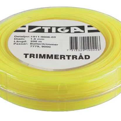 Stiga Trimmfaden - 1911900604 - Mähfaden Ø 1.6mm 200m gelb Stiga