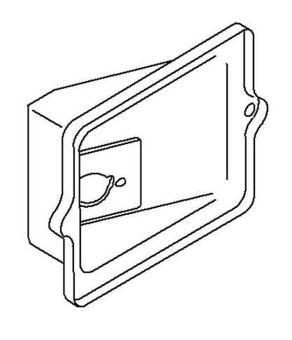 Briggs & Stratton Luftfiltergrundplatte - 711198 - Basis-Luftreiniger