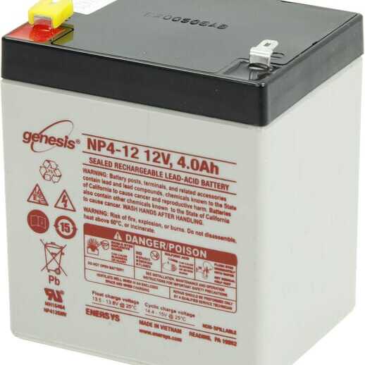 MTD BatterienÜbersichtOE - 72504903 - Batterie 12 V 4,0 Ah