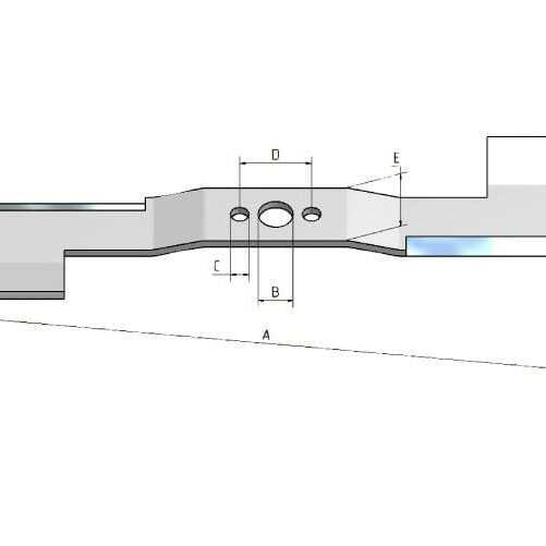 MTD Rasenmähermesser nach Länge sortiertOEM - 7420740 - Messer MTD 508-23 x 17,5 mm