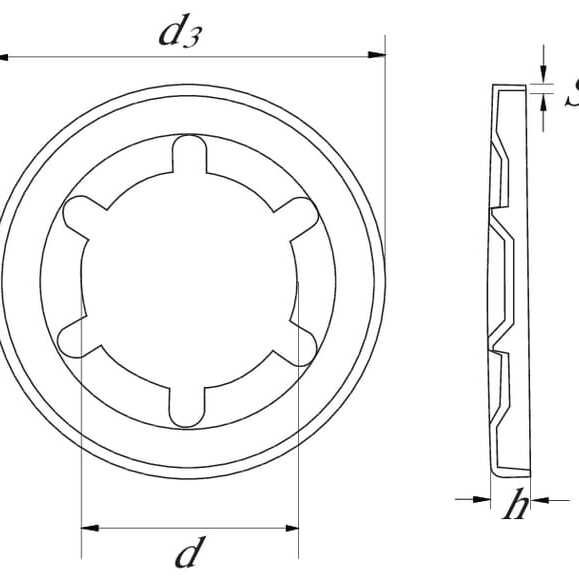 AL-KO Starlock Sicherungsringe OE - AK700128 - Federring 8mm 127B VZ