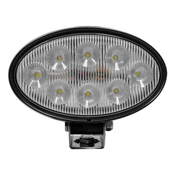 John Deere Arbeitsscheinwerfer, oval, LED - LA10558 - Arbeitsscheinwerfer LED, 56W, 5320lm, oval, weiß, 10/30V, 160x100x74mm, St